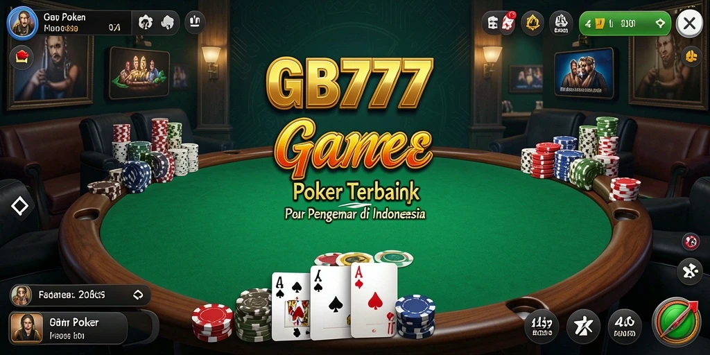 Tangkapan layar gameplay GB777 yang menampilkan aksi poker yang mendebarkan.