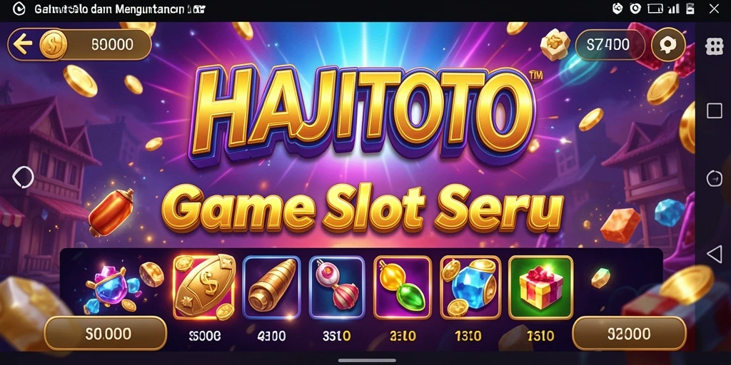Tampilan menarik dari gameplay Slot di HAJITOTO.