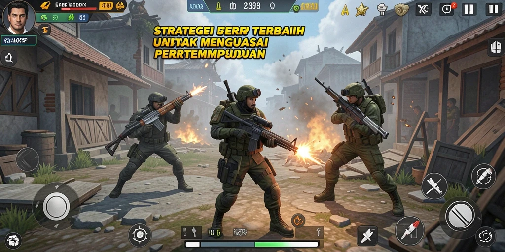 Tampilan gameplay menarik KAKRP dengan unit dan strategi yang berbeda.