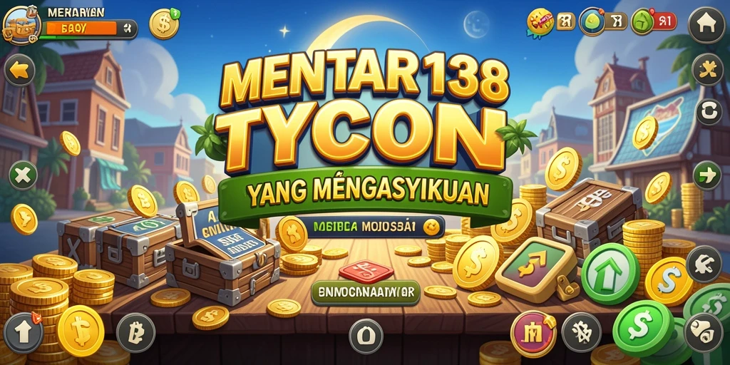 Screenshot gameplay MENTARI138 yang menunjukkan aktivitas mengelola bisnis Tycoon.