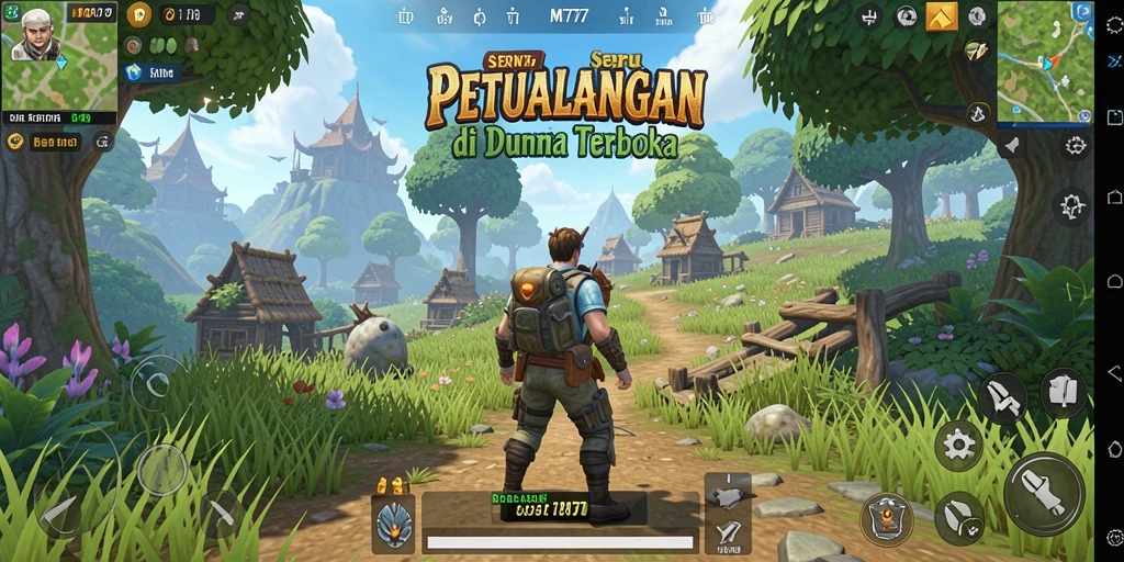 Tampilan gameplay Open World yang menakjubkan dan penuh detail.