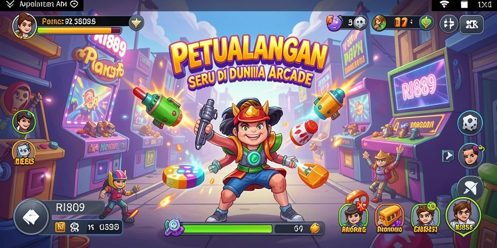 Tangkapan layar mendebarkan dari gameplay RI889 yang seru.