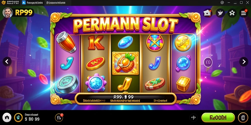 Screenshot gameplay RP99 menampilkan fitur slot yang menarik dan menyenangkan.