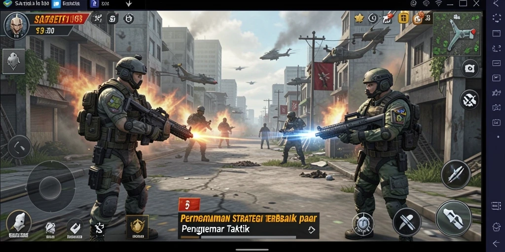 Tampilan gameplay SATSET138 dengan strategi pertempuran yang mendebarkan.